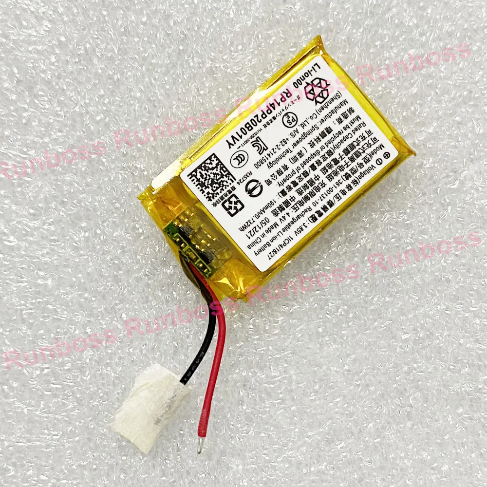 361-00137-10 190mAh 3.85V Original Battery For Garmin Venu 2s Smart Watch