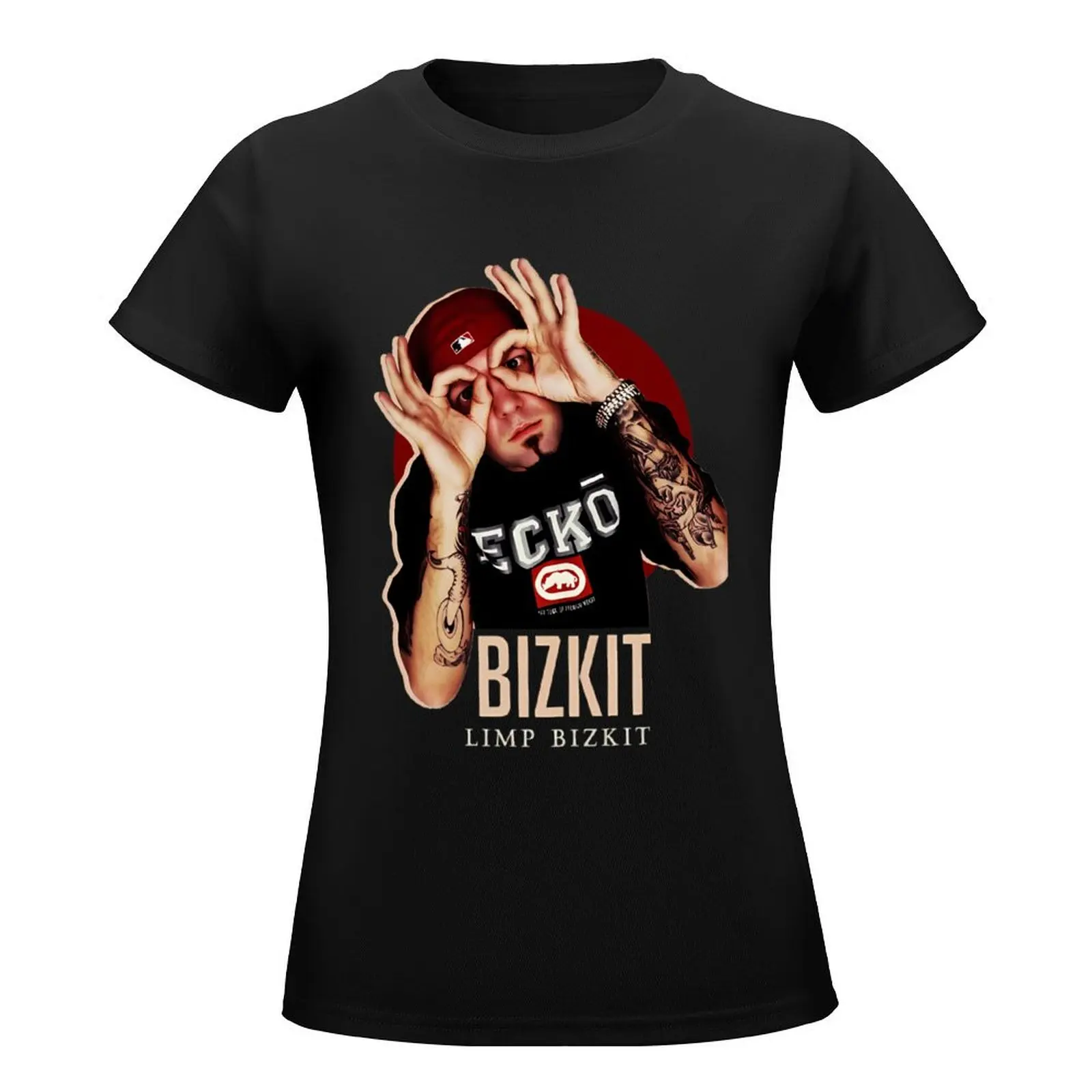 Bizkit limp bizkit T-Shirt plus size tops korean fashion shirts graphic tees t shirts for Womens