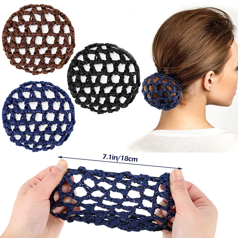 

Сетка для волос из кружева для женщин, невидимая сетка для прически, сетка для балета, танцев, катания на коньках, эластичная сетка для волос, аксессуары для работы