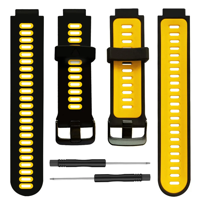 Silikon Smart Watch Band Armbänder für Garmin Vorläufer 735xt Armband für Vorläufer 220/230/235/620/630 Ersatz Armband