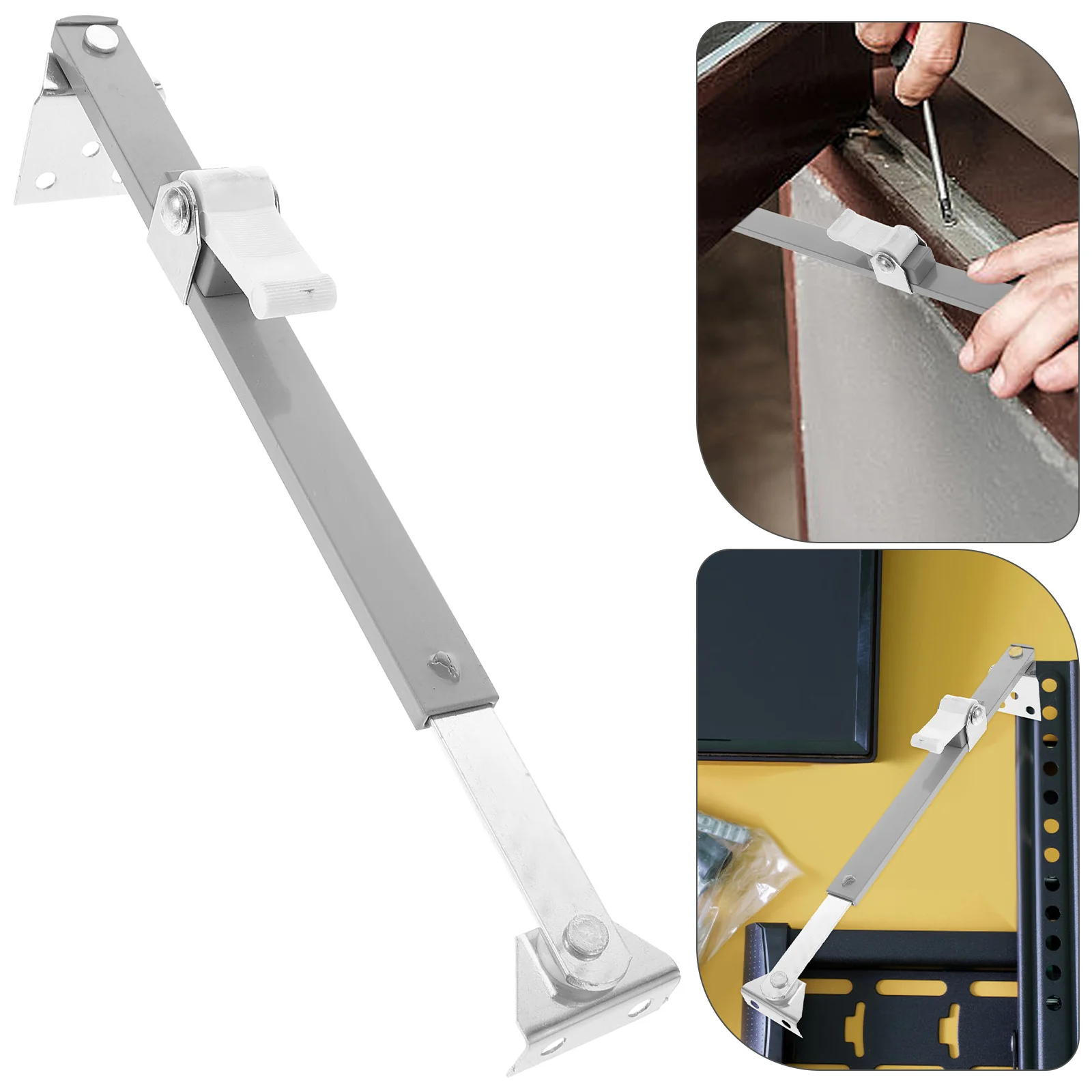 

Anti-Tip Anchor Casement Window Stopper Stays Adjustable Restrictor Retainer Stainless Steel Fire Resistant Support Bracket