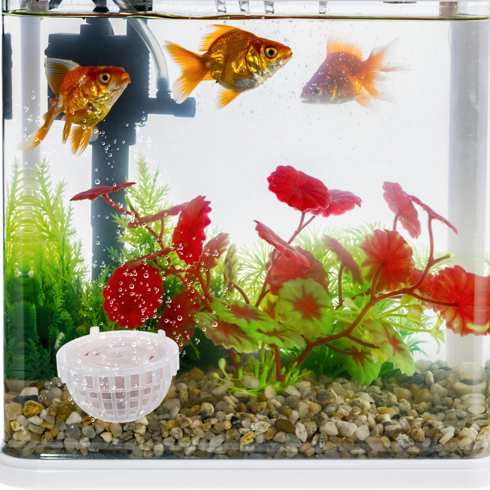 

Aquatic Plants Moss Ball Mineral Holder Container Fish Tank Decor Cultivating Sphere Aquarium Landscaping Purification Ornaments
