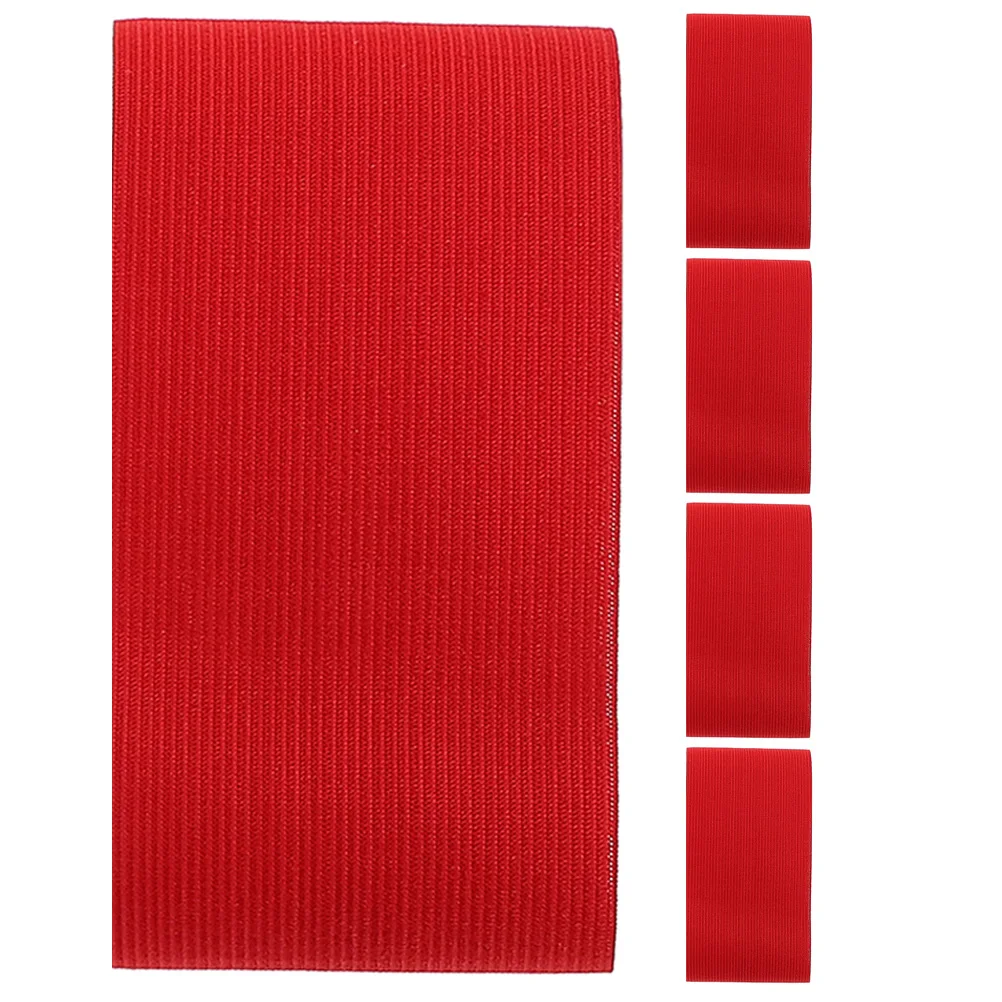 

5pcs Children's Football Armbands Adjustable Elastic Captain Bands for Soccer Sports Blank Arm Band