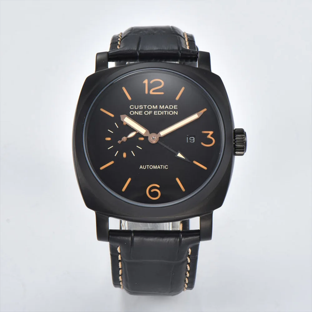 

Fashion DESIGN Brand ST2557 46mm Men's watches Sapphire Automatic Mechanical Watch Business Watches Luminous Dial