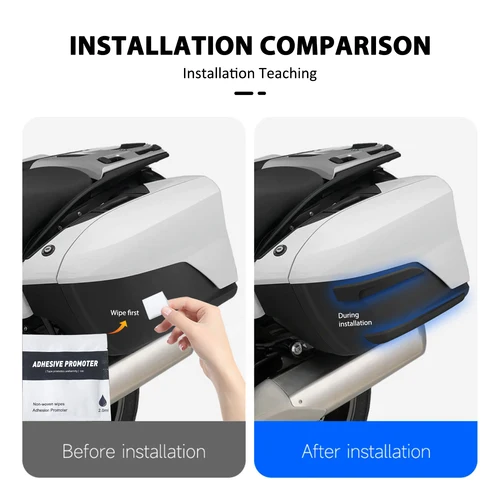 Imagen 2 del producto Para BMW R 1200 1250 RT R1200RT R1250RT K1600GT K1600GTL accesorios de motocicleta caja lateral dispositivo anticolisión protectores de alforjas