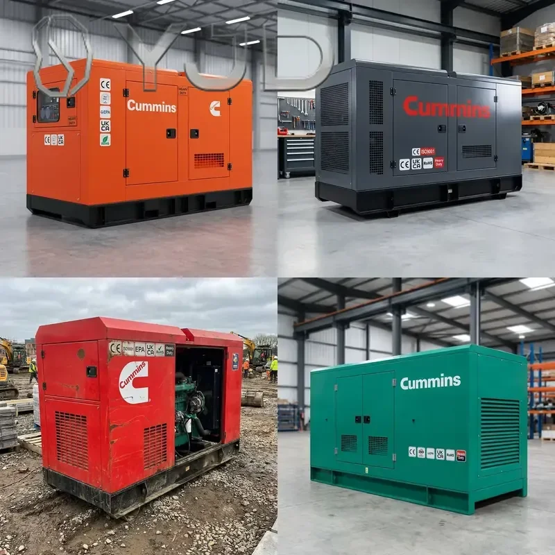 EPA Weichai 30kVA 40kVA 50kVA Silent Open Frame Generator with ATS Water Cooled Low Noise for Home Backup