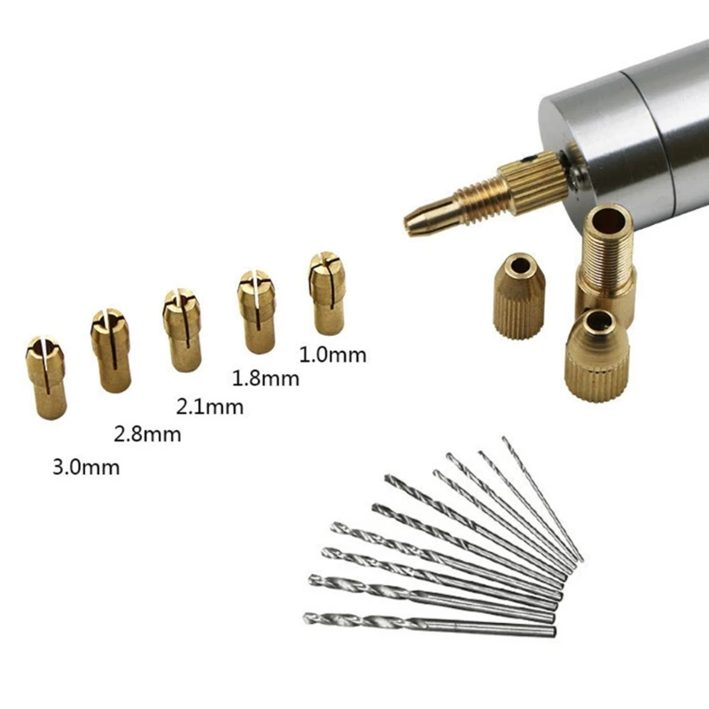Smerigliatrice elettrica Mini Trapano Utensili rotanti Rettificatrice Penna per incisione USB con punte da trapano Drosphip