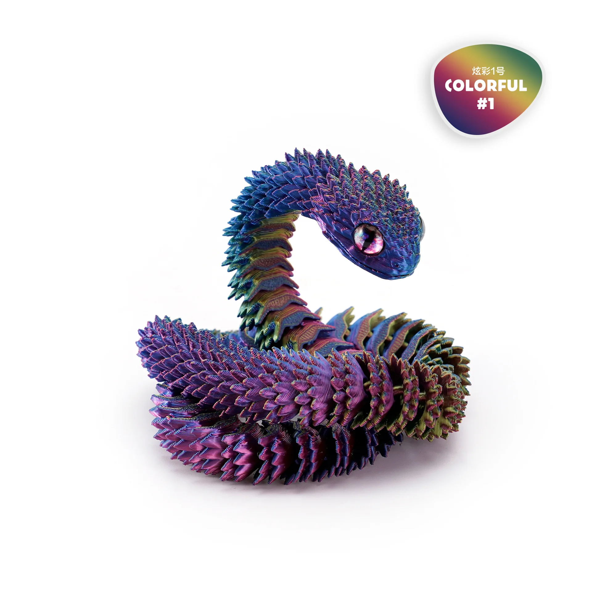 طباعة ثلاثية الأبعاد فايبر عبر الحدود الأكثر مبيعًا مفصل متكامل متحرك مصنوع يدويًا هدية شخصية إبداعية لمشاهير الإنترنت