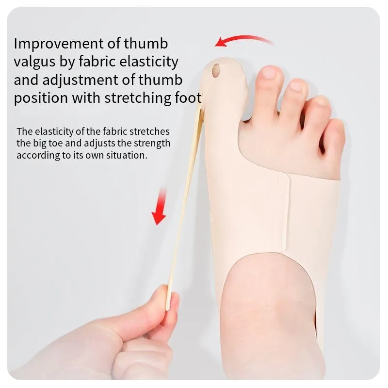 Ultra-Thin Hallux Valgus Corrector Toe Separator Assist Deviated Big Toe Realignment Flexible Toe Spreader Straighten Misaligned