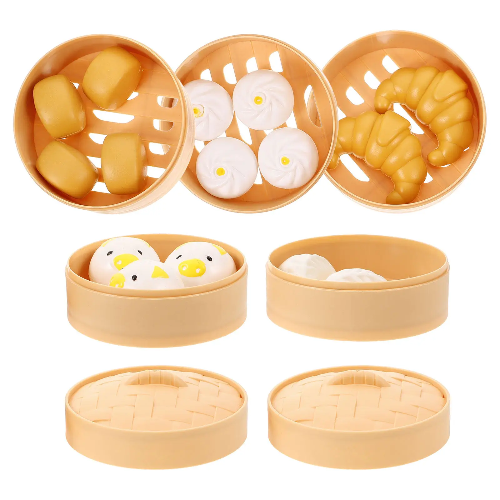 

Набор для игры в кухонную игрушечную кухню: китайская еда, паровые булочки, индукционная плита, имитация приготовления пищи, развивающий интерактивный набор для детей