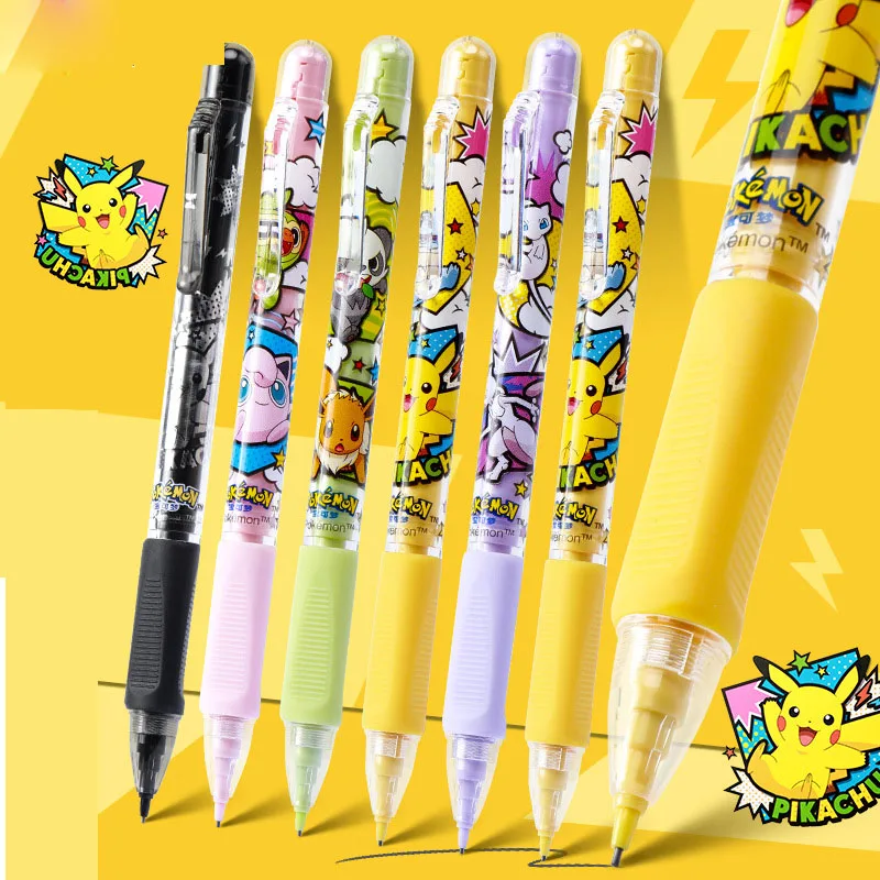 

36 pcs/lot Pokemon Creative Press Gel Pen Cute 0.5/0.7mm Pencil Promotional Gift Office School Supplies