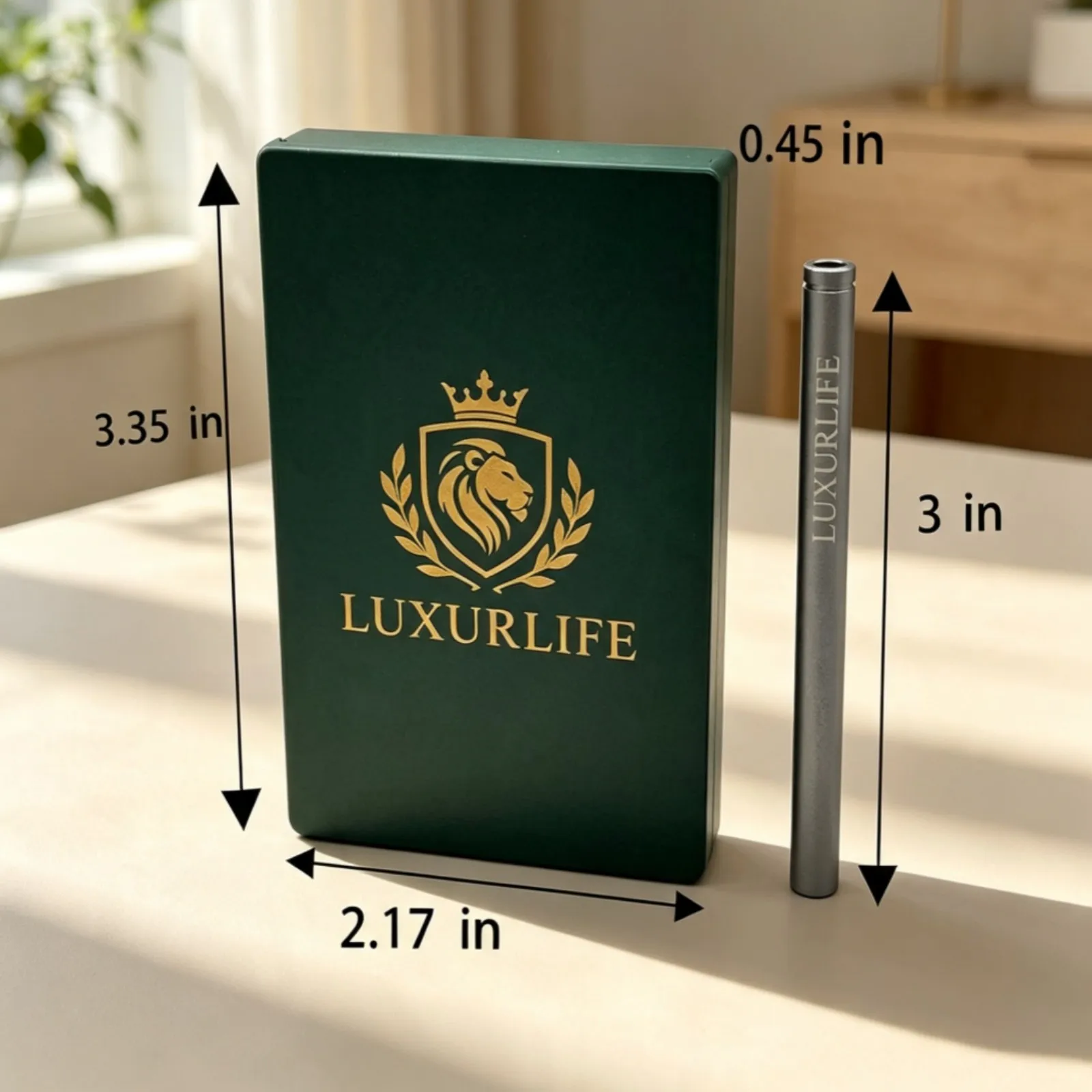 2-Pack, 41-Hole Snuff Box, Crown Emblem, Portable Travel, Snuff Kit view 5