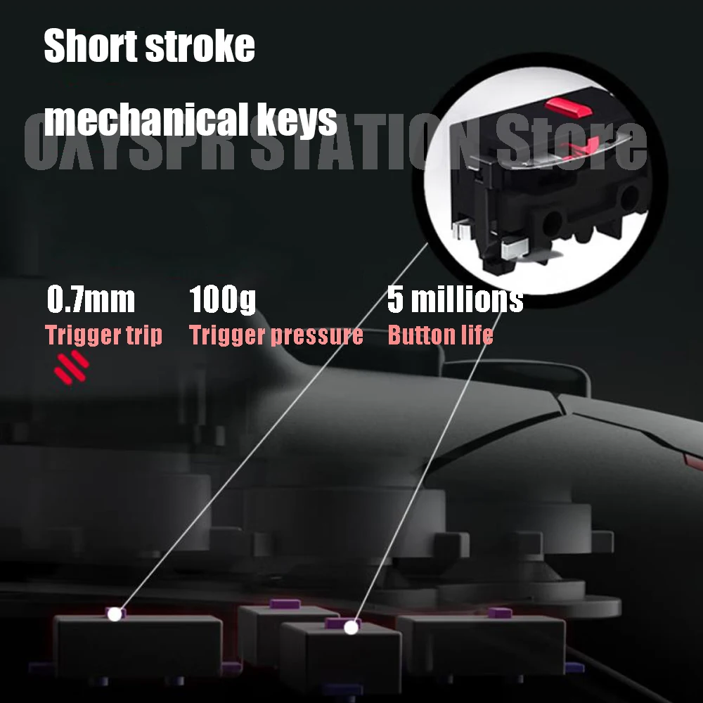 Original Betop Zeus Gamepad BTP-T6การสั่นสะเทือนSomatosensory Game ControllerสำหรับN-Switch Steam Mechanical Gamepad