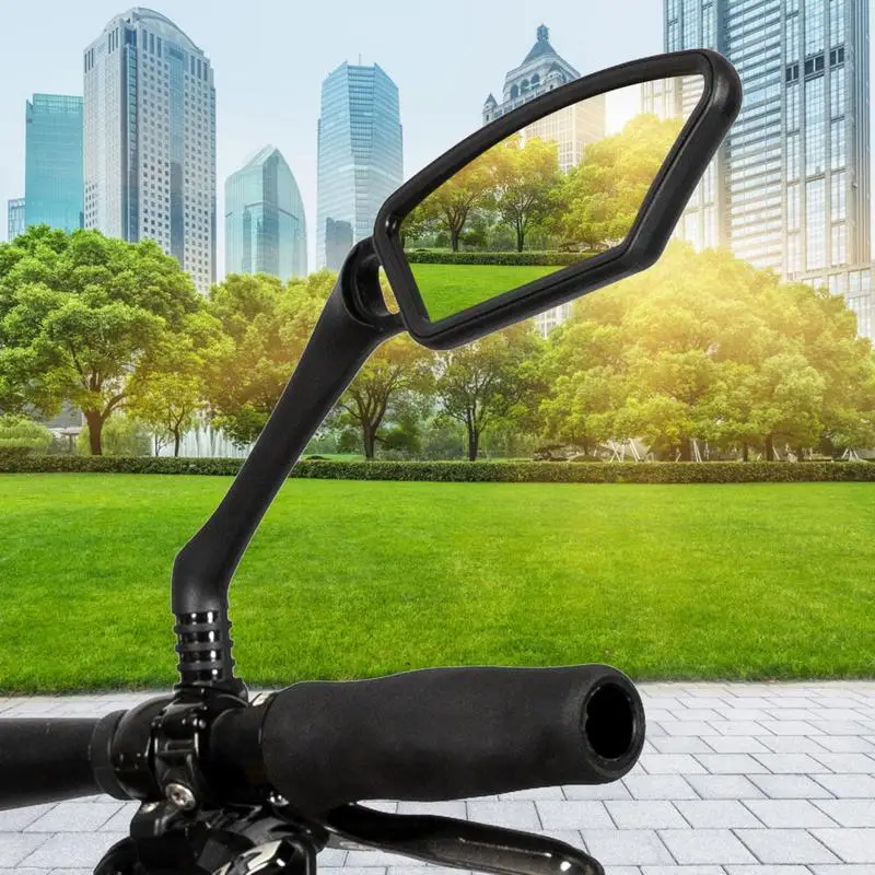

Зеркало на конце велосипедной планки, выдвижное зеркало-отражатель заднего вида, противоударные аксессуары для велоспорта, стекло высокой плотности, регулируемое вращение