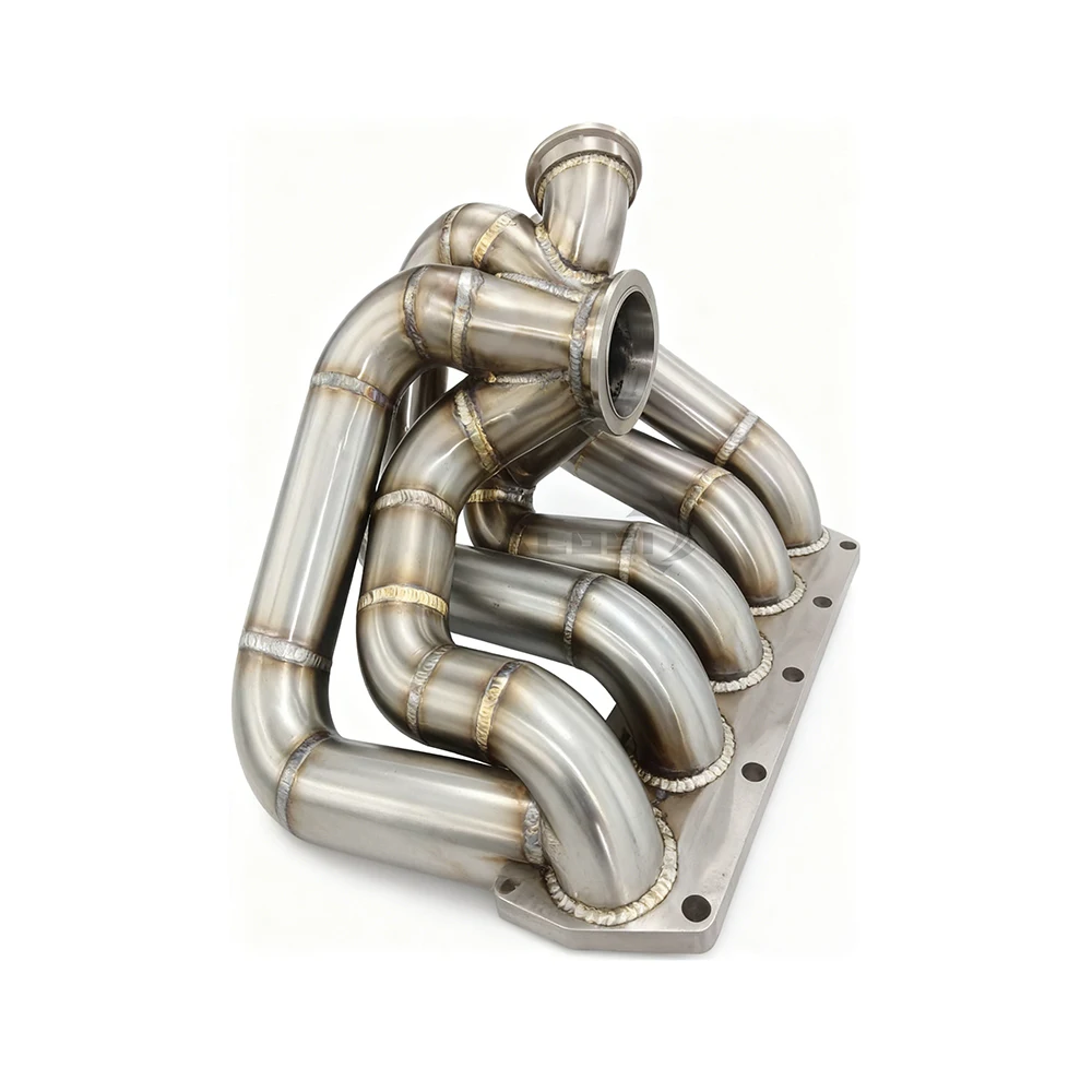 

Турбинный выпускной коллектор для Volkswagen Golf 4 MK4 R32 2002-2005, высокопроизводительный выпускной коллектор с выхлопом из нержавеющей стали