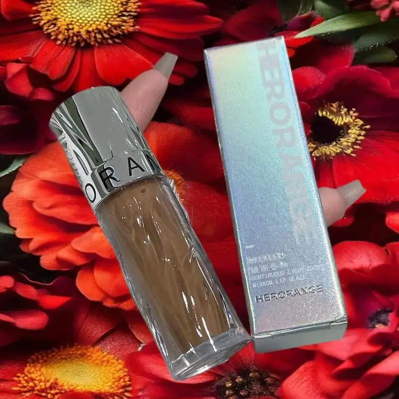 HERORANGE ウォーターグロッシーリップグレイズ、色落ちしない、べたつかない、保湿、潤い、超発色、長持ち、クリスマスギフト