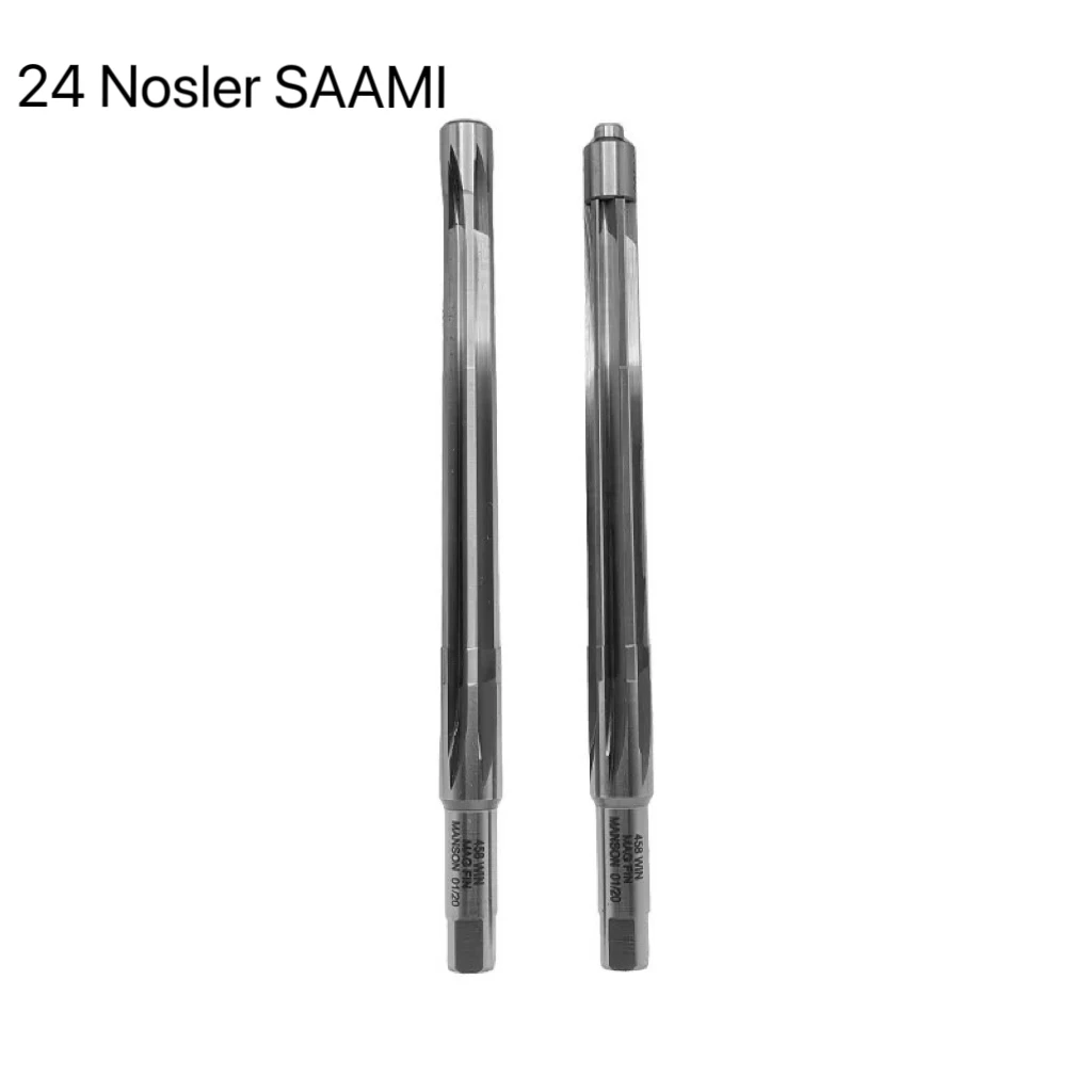 

24 Nosler SAAMI Chamber Reamer Finishing Tools Tungsten Steel Step Reamer for CNC Machining Hss Gun Chamber Reamer