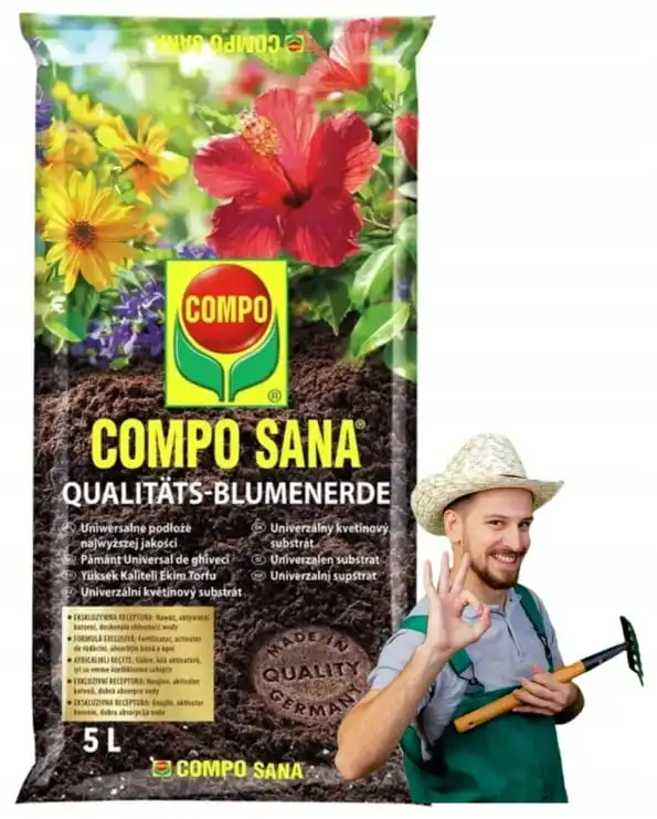 Sustrato universal para plantas 5L-una mezcla de perlita y turba dolomita