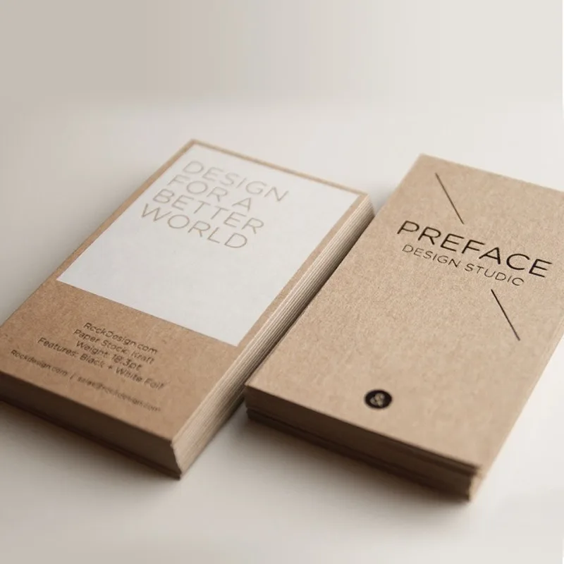 Customized. Factory Custom Business Card Production Personalized White Ganggu Cotton Paper Business Card Stamping Embos