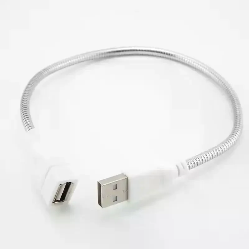 USB تمديد كابل LED ضوء مروحة محول التيار الكهربائي ذكر إلى أنثى كابل مرن