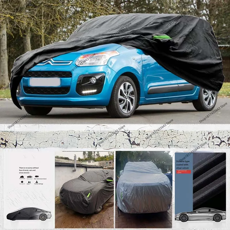

Для Citroen C3 Picasso 2009-2015 защитные полные чехлы полный автомобильный чехол уличный водонепроницаемый солнцезащитный козырек пылезащитный ветрозащитный