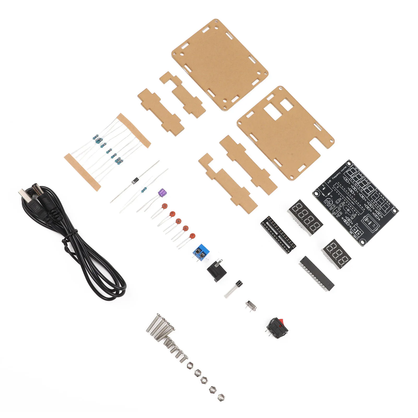Signal Amplitude DIY Kit PCB Assembly Projects PCB And for acrylic 7-bit Resolution Automatic Range Conversion For DIY