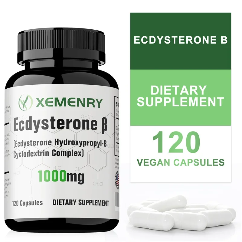 Ecdysterone Capsules - It Supports Immune Function, Promotes Muscle Growth, Improves Absorption, and Increases Muscle Density