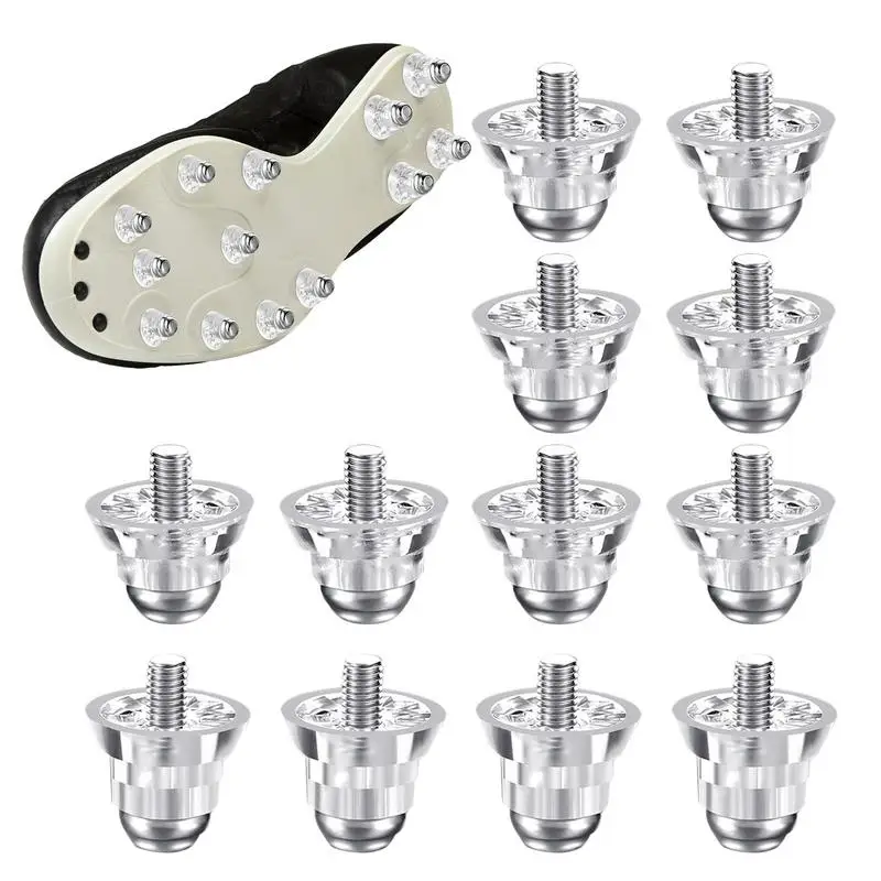 

Football Cleat Replacement Studs 12 Pcs Replacement Spikes Track Shoes Set With Metal Head For Soccer Rugby Football Shoes Studs