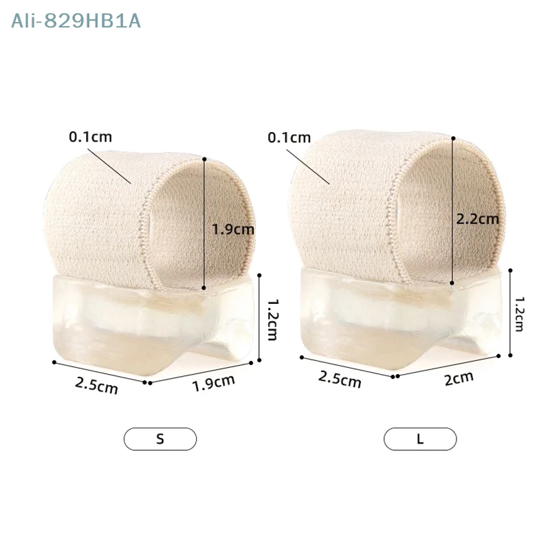 1 Paar Teen Separator Inlegzolen Ringscheiding Hallux Valgus Correctie Pads Voetverzorging Orthopedische Voet Teen Hallux Valgus Correct