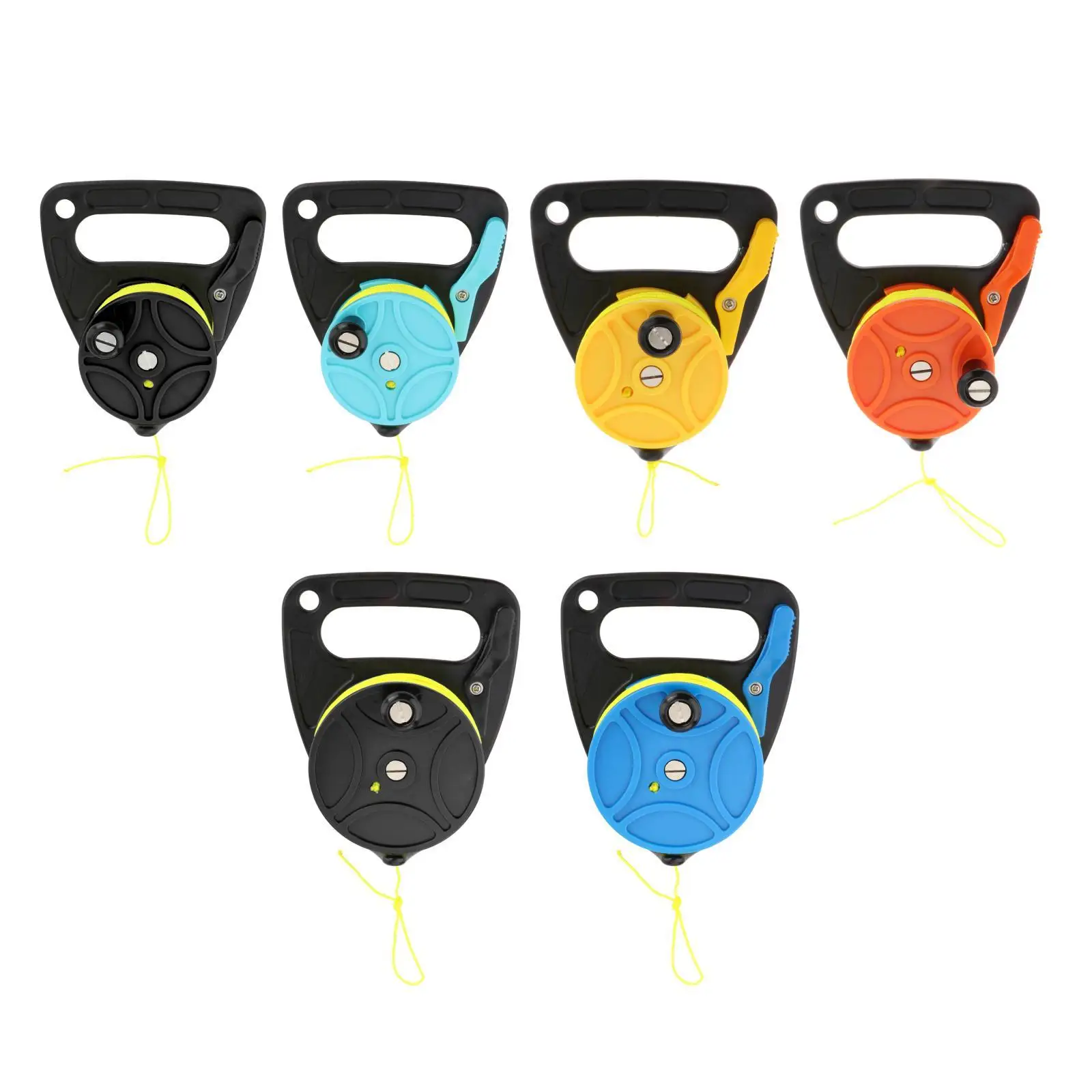 Multi-Purpose Scuba Diving Reel Handle Kayak Anchor Equipment Yellow Diving Kayaking Spear Fishing Wreck Dive Cave Dive