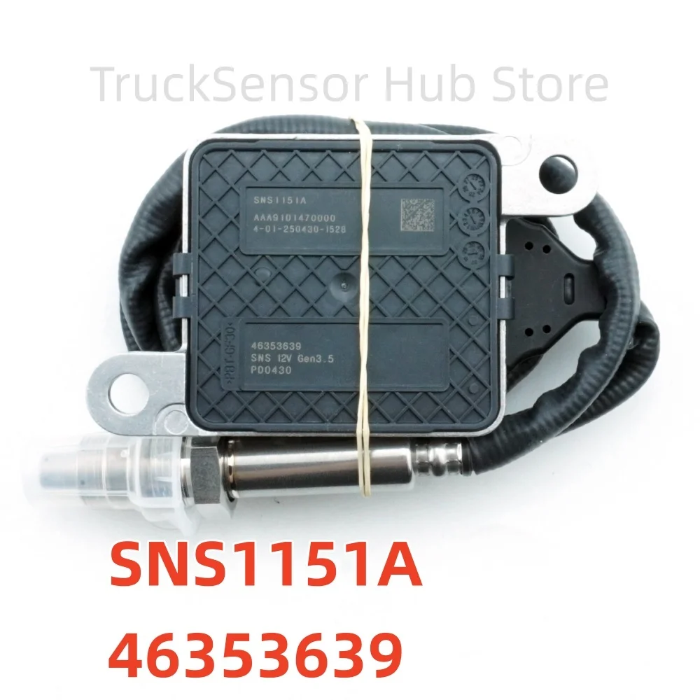

46353639 SNS1151A，New Nitrogen Oxide Sensor NOX Sensor，Fiat Egea Doblo Fiorino 500L ,SNS1151,AAA9101470000,Euro6