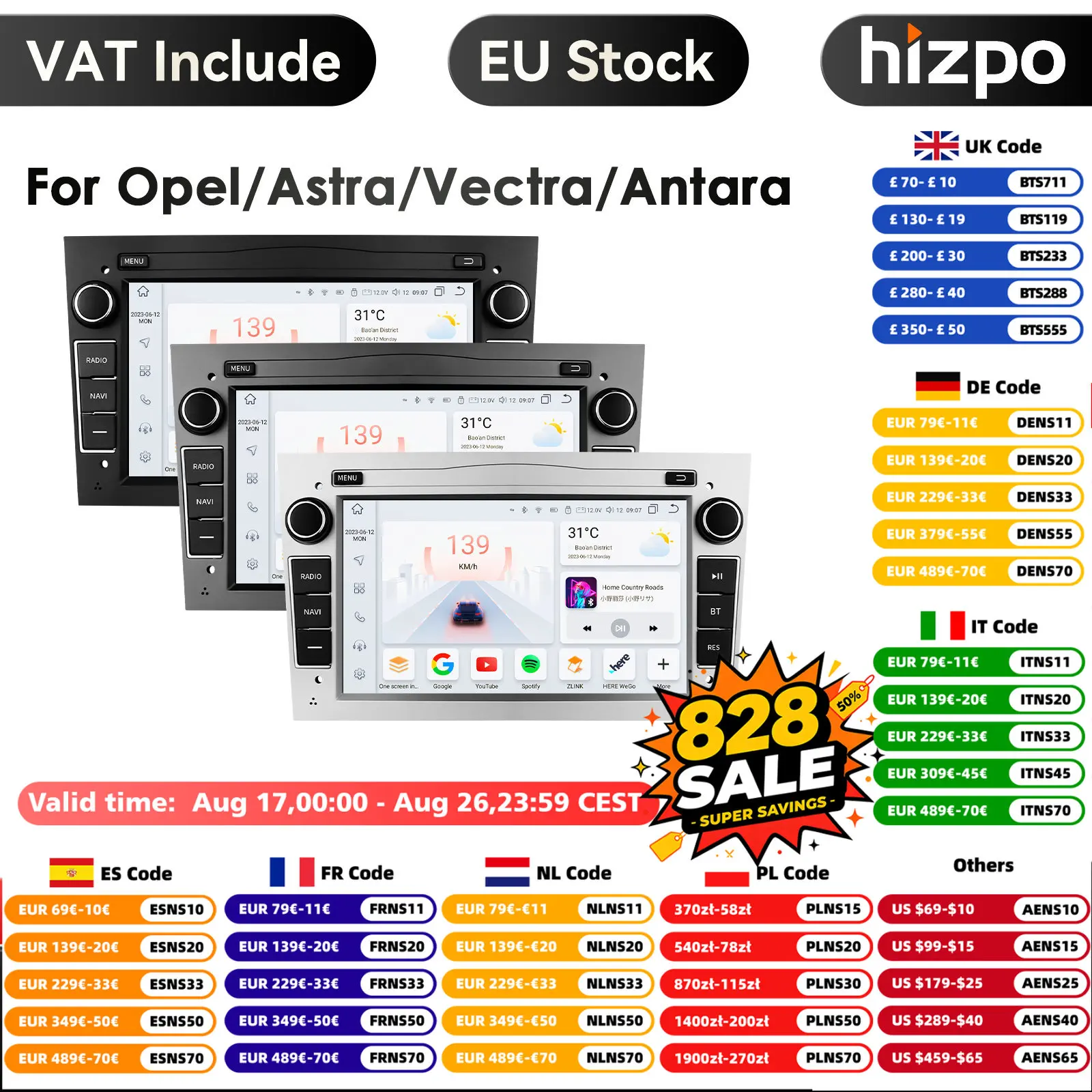 4g carplay android 2 din auto gps player für opel astra h j 2004 vectra vauxhall antara zafira corsa c d vivaro meriva veda radio