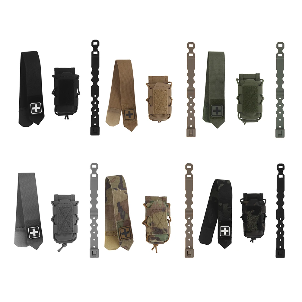 مغلق رفرف عاصبة الحقيبة الصدمة الطبية EMT عدة الحقيبة EMT الطوارئ بقاء ميد الحقيبة سترة صيد لوحة الناقل والعتاد