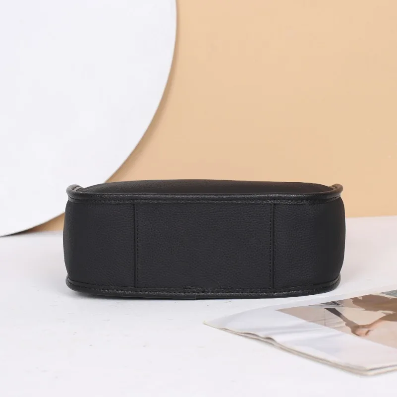 Damska torba na ramię ze skóry bydlęcej z dużą pojemnością damska Crossbody modna i minimalistyczna torebka z prawdziwej skóry