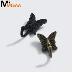 Antique Hook Vintage Sturdy Unique Versatile Decorative Versatile Butterfly Coat Hook Decorative Alloy Hook Butterfly Hook