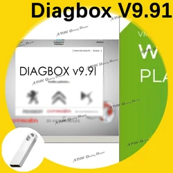 PP2000 software Diagbox V9.91 VM Diagnostic Auto Repair diagbox 9.91 inspection tools tuning Vehicle Maintenance cars Program