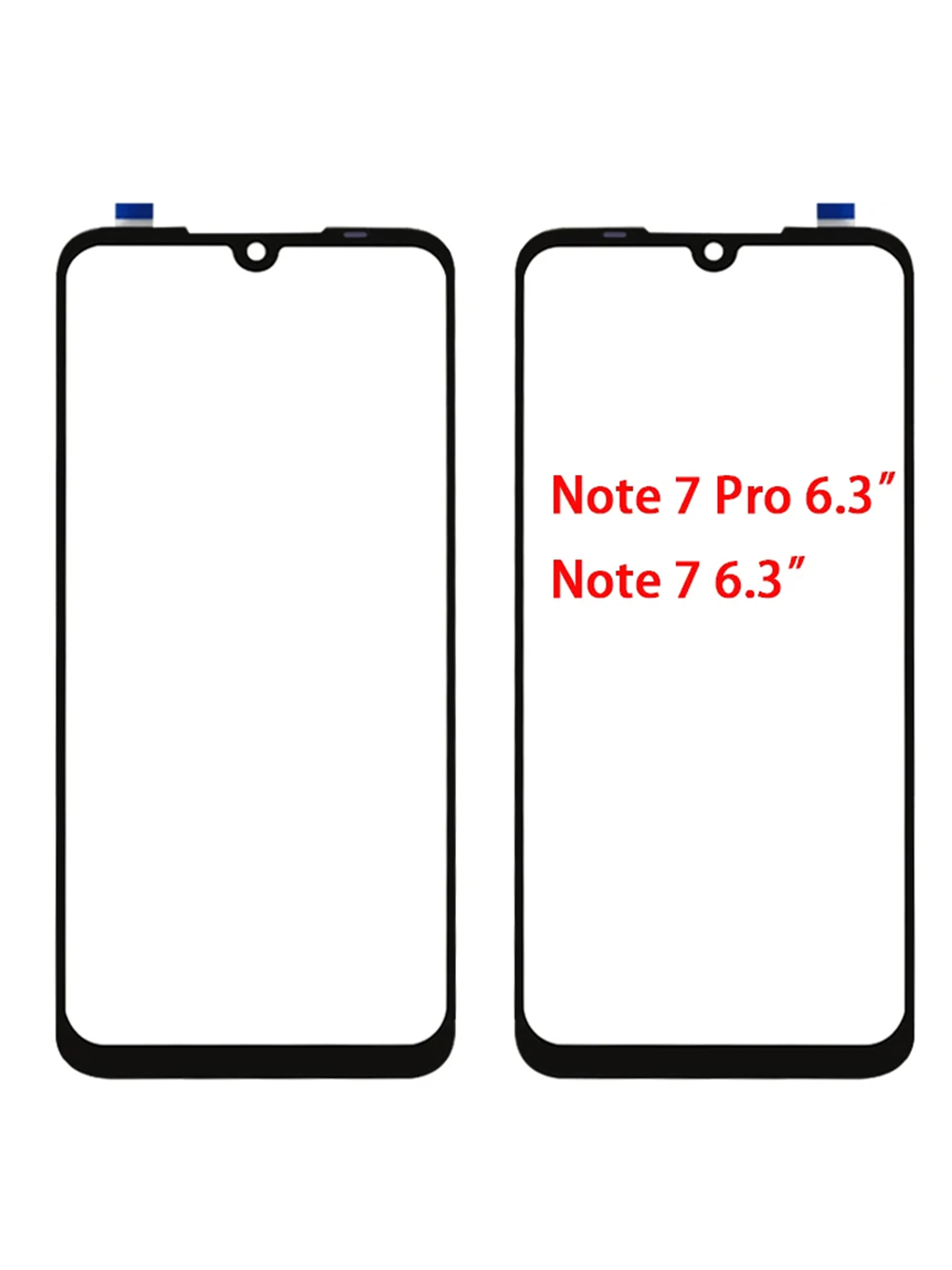 Nieuw Voor Xiaomi Redmi Note7 Note 7 Pro Touch Screen Lcd Front Buitenste Glazen Paneel Lens Voor Redmi Note 7 Touchscreen Glas Vervangen