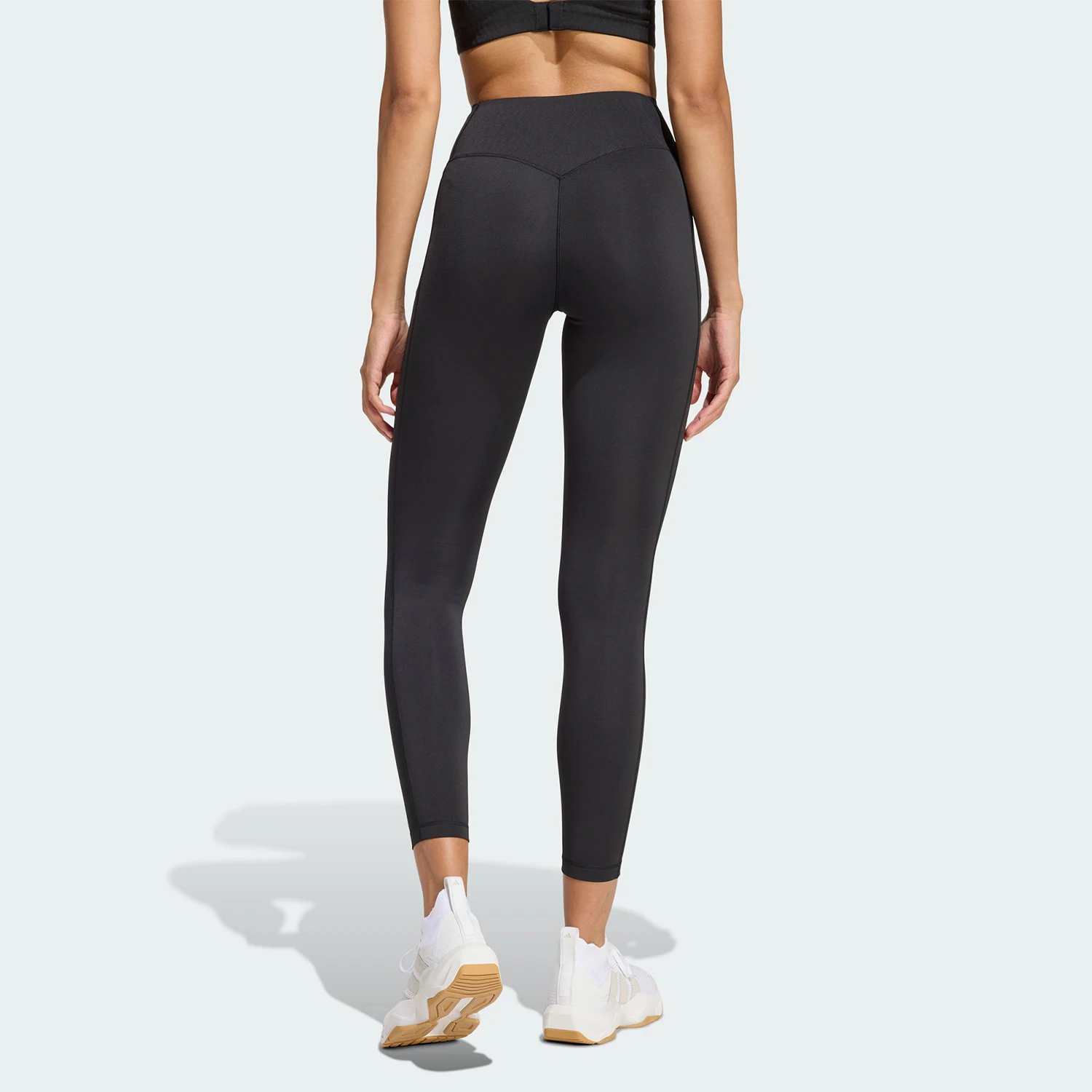 Adidas genuine OPTIME new women's black tight sports cropped pants JZ1271