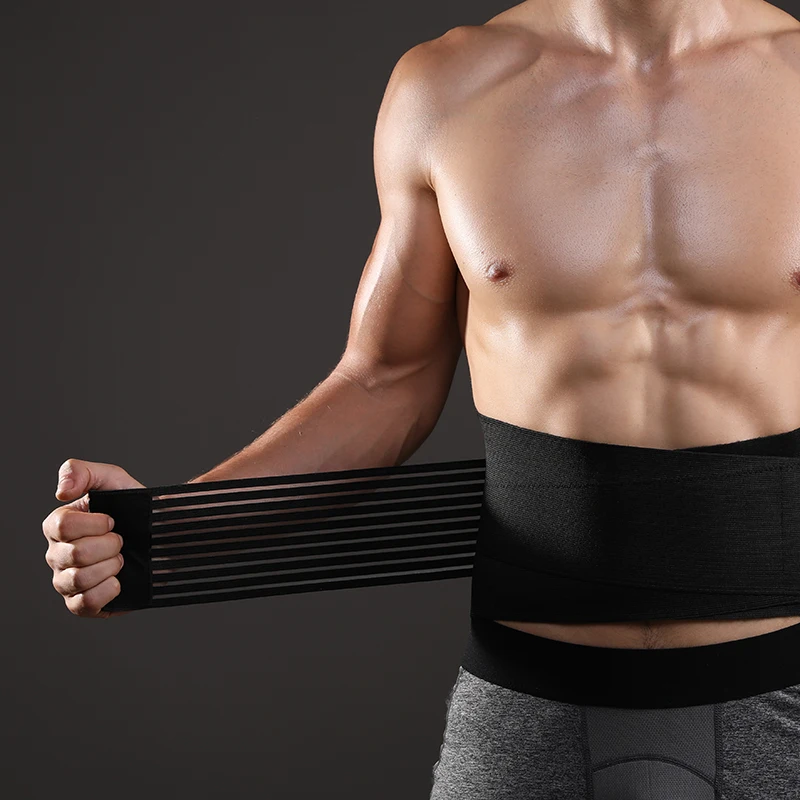 VBOSi Unisex verstellbares Taillenband für den unteren Rücken, für Damen und Herren, Bauchtrimmer für Gewichtheben, Laufen – Detail 6