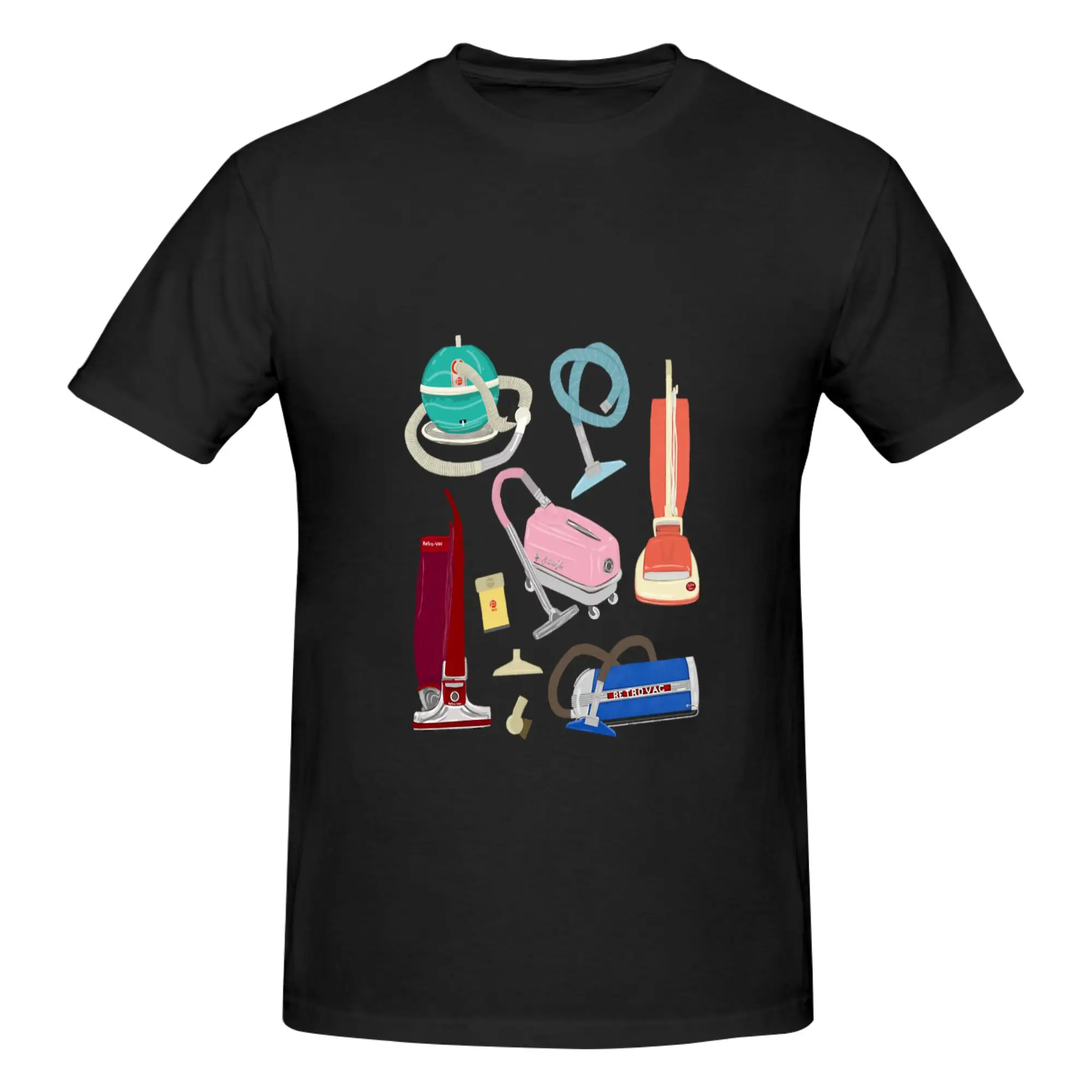 Funny Vintage Vacuums  Men's Printed T-Shirt Unisex T shirtSport Men