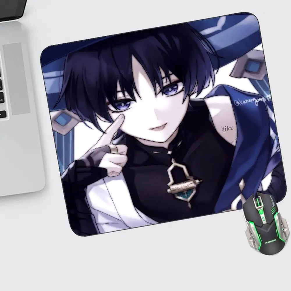 Genshin Impact Wanderer Mouse Pad Small Gaming Accessories Keyboard Computer Offices Desk Mat Pc Gamer Non-slip Rubber Mousepad