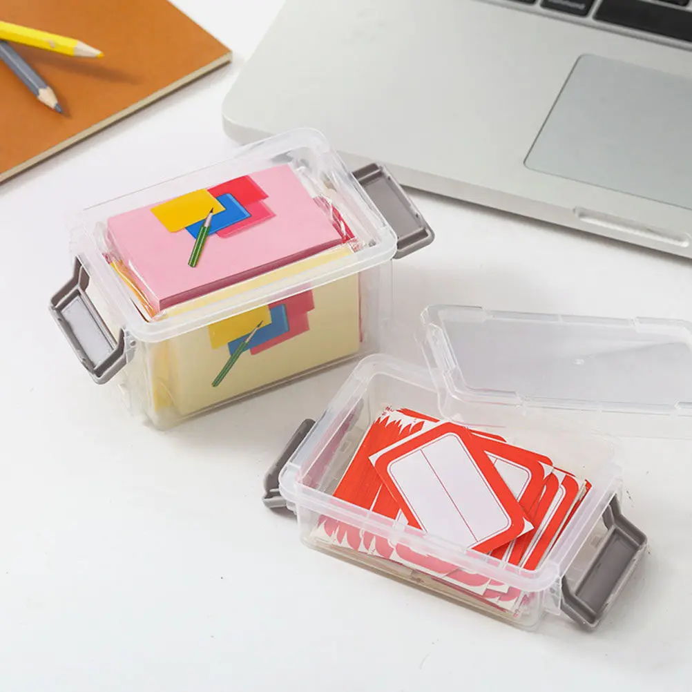 

Набор из 4 штук: Настольные штабелируемые пластиковые органайзеры для хранения косметики, украшений, канцелярских принадлежностей и мелочей