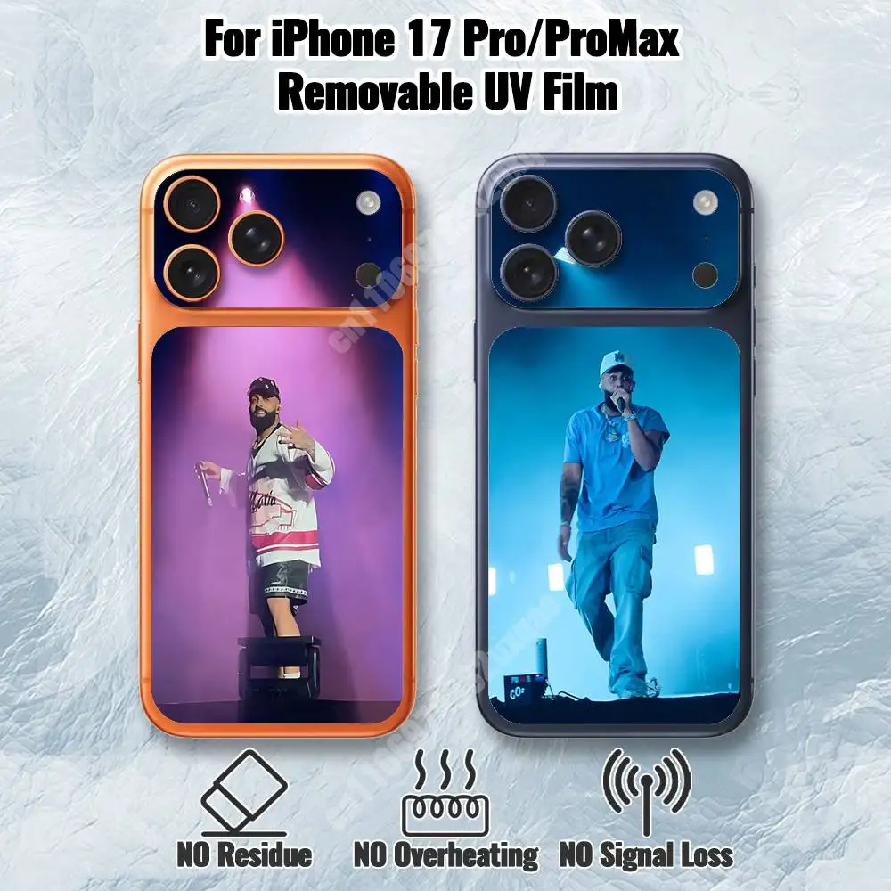 

Rapper E-Eladio Carrion-S Removable UV Film for iPhone 17 Pro 17 ProMax HD Decal Skin