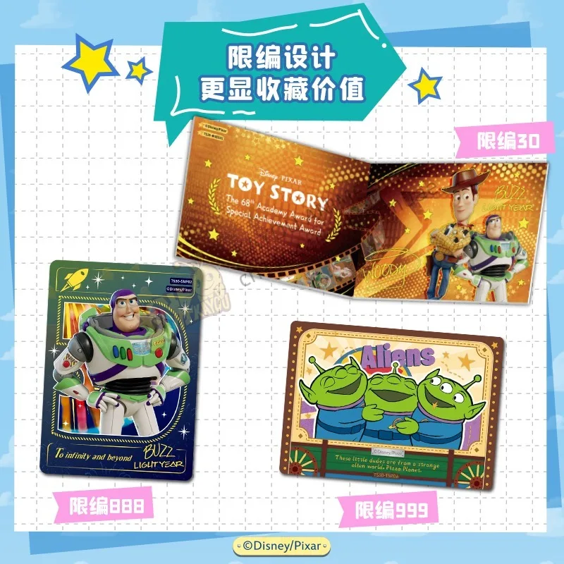 Card.fun Genuine Disney Toy Story 30th Anniversary Fun Life Series Woody Anime Peripheral Collection Original Box Card Gift