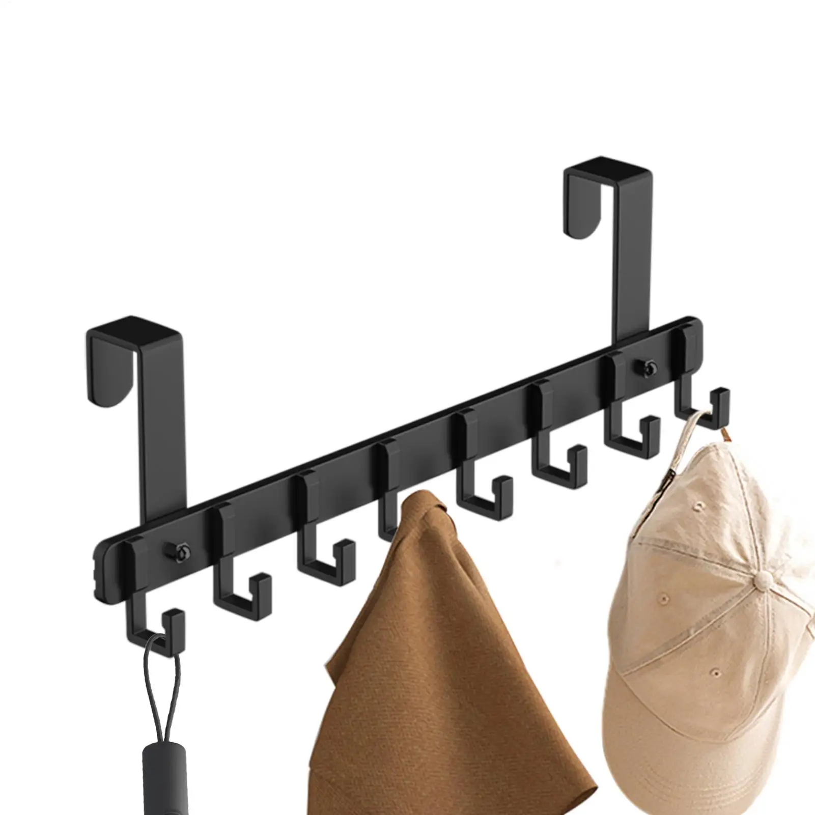 

Over Door Hooks Door Towel Hanger Coat Holder Organizer With Stable Load-Bearing Capacity For Living Room Dormitory Bedroom