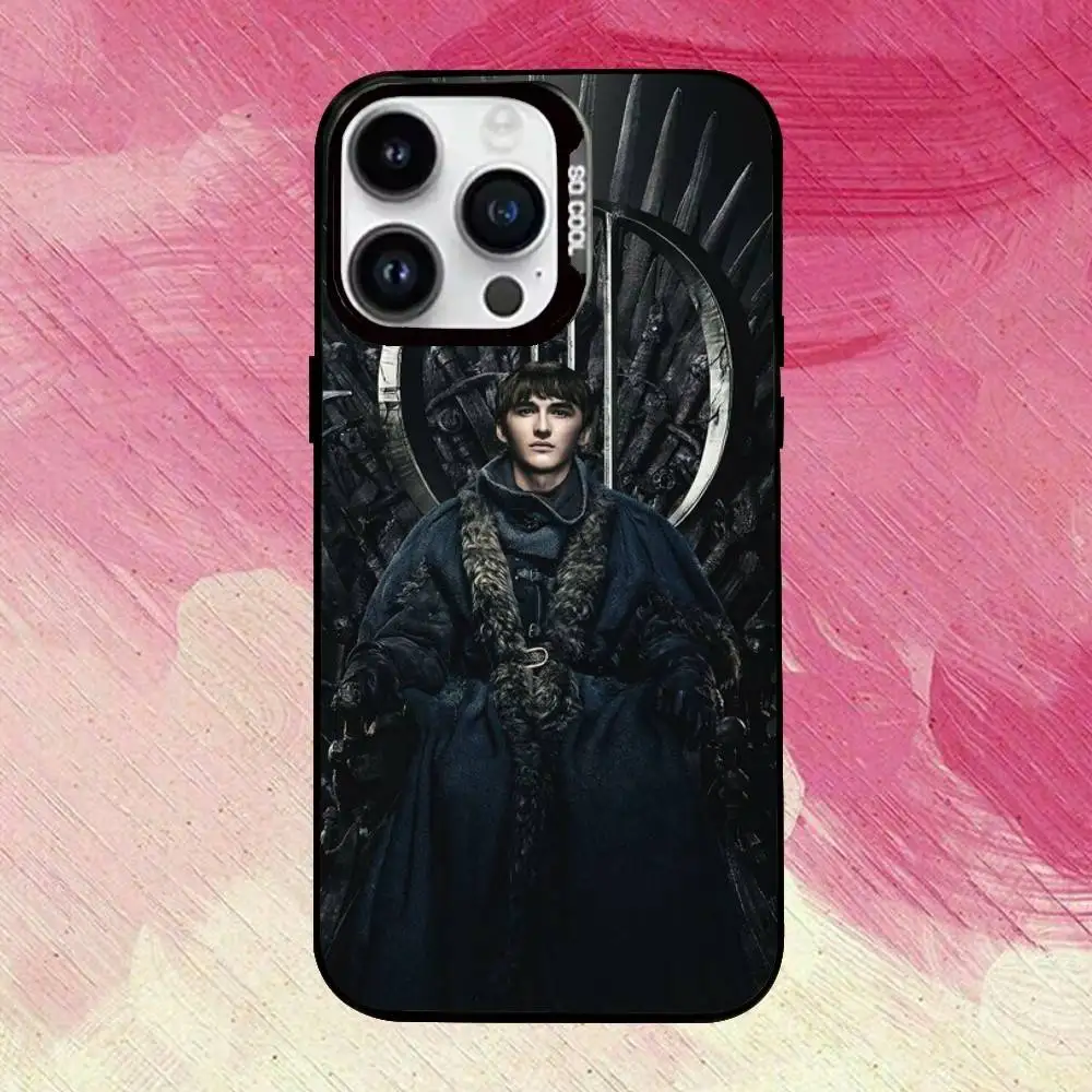 حافظة هاتف Game of T-Thrones The I-Iron T-Throne لهاتف iPhone 17,16,15,14,13,12,11 Plus، Pro Max، غطاء داخلي مطلي بالفضة الملونة #3