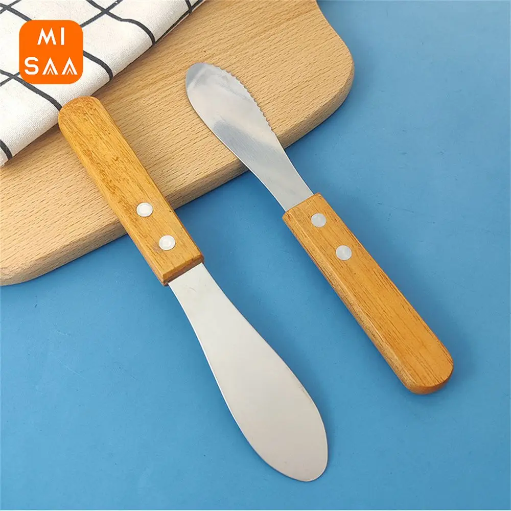 Cheese Knife 420 Stainless Steel Polished Modern Minimalist Kitchen Tools Cream Scraper Smoothing Cream Butter Knife