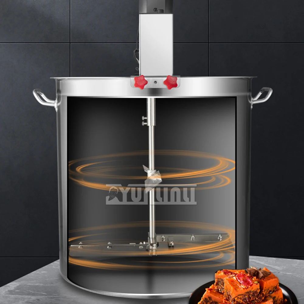 Type 40 Commercial Wok Mixer Cuisine Stainless Steel Barrel Small Stir-Fry Mixer Automatic Mixing Equipment