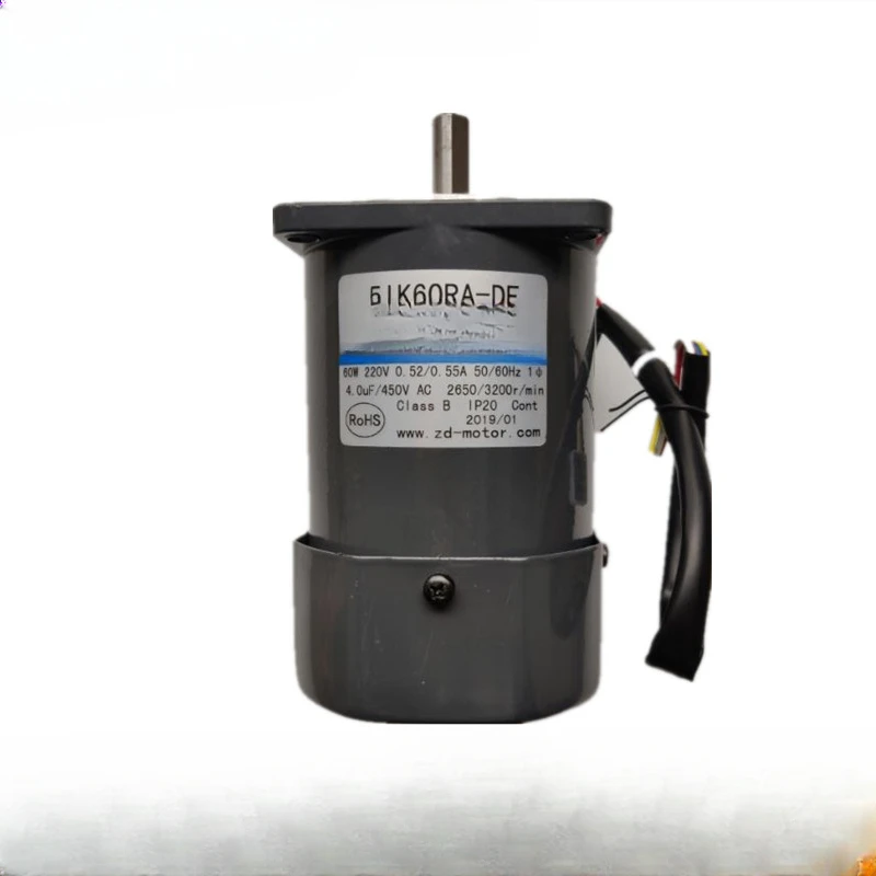 5IK60RA-CF/5IK60A-DF speed regulating optical shaft motor 60W two-stage 2800 RPM motor