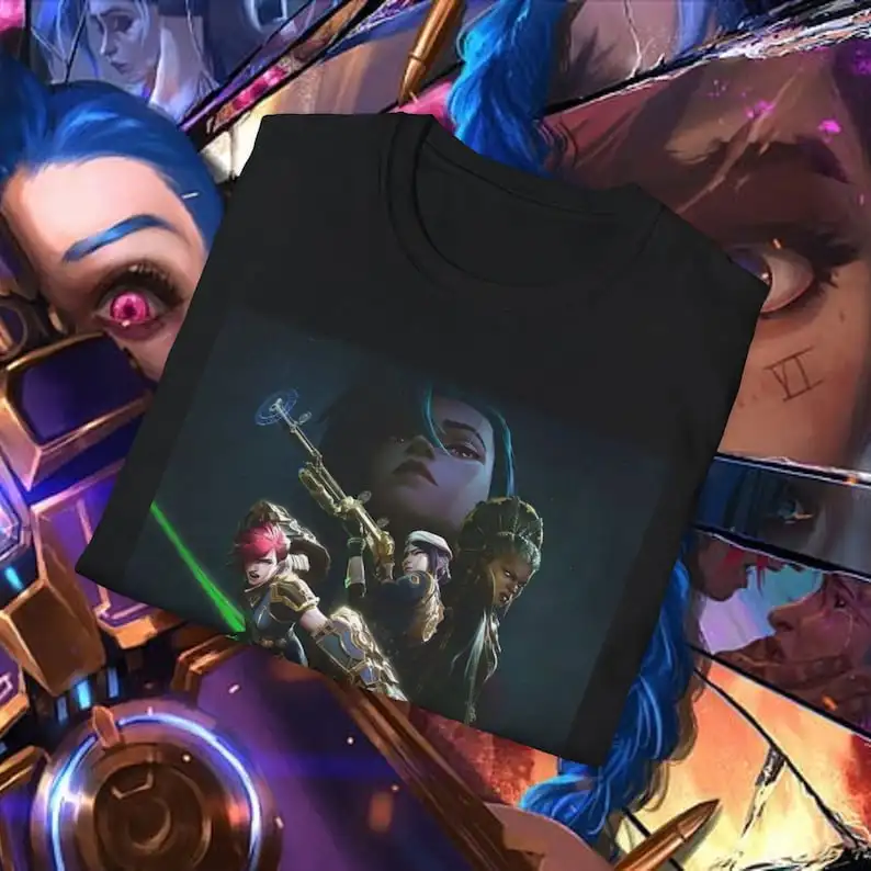 Arcane Jinx Vi Unisex Softstyle T-Shirt